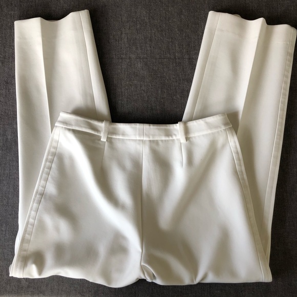 Etcetera tuxedo style white trousers size 6 - Picture 8 of 16